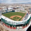 
Construction crews work to put the finishing touches on Aces Ballpark during media day April 7 in downtown Reno. The ballpark was financed partly with about $30 million of county-issued bonds backed by a car-rental tax set up in 2003.