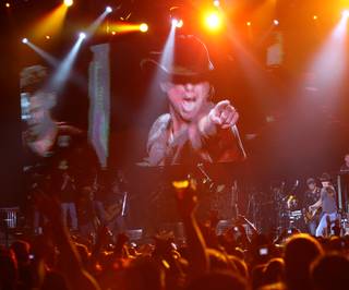 Kenny Chesney performs at The Joint in the Hard Rock Hotel and Casino Saturday.