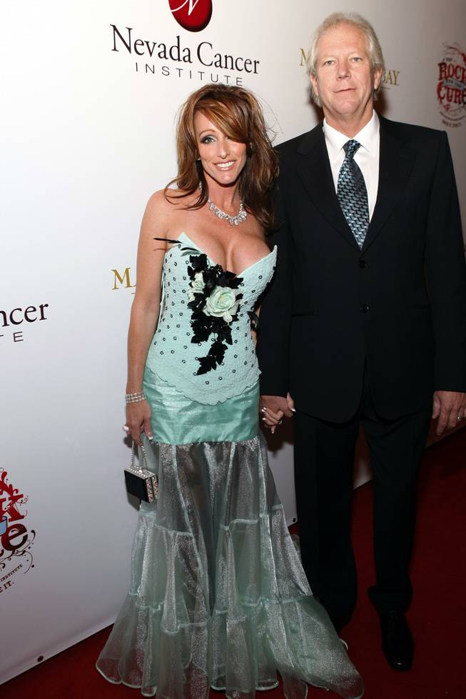 Jim and Glynda Rhodes at the 2007 Rock for the Cure event, where they made the pledge.