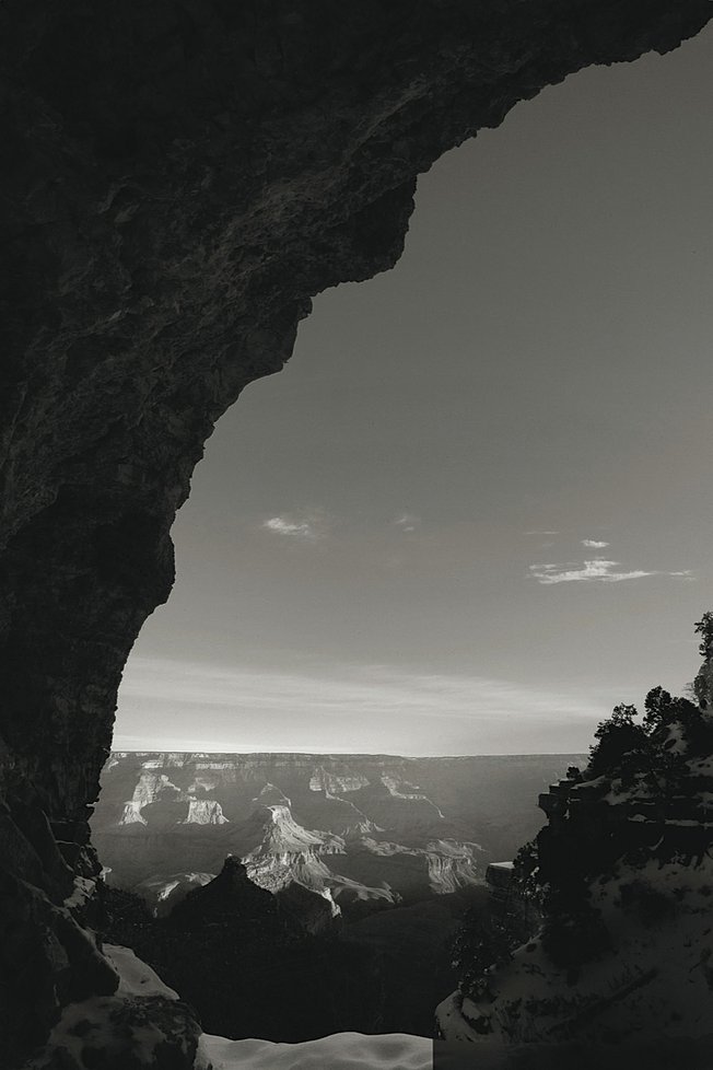 This view of the Grand Canyon by Geri Kodey is also included in the "Down the Colorado and Bypassed Byways" exhibit at UNLV. 
