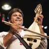 When he's not driving a taxi, Angel Gadzhev plays Bulgarian folk music on the gadulka. Those riding 