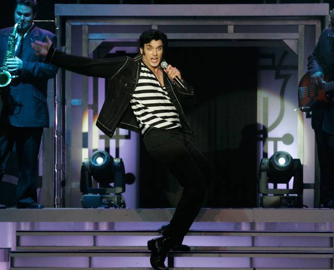 Matt Lewis plays Elvis during "Legends in Concert" on Tuesday, May 19, 2009 at Harrah's. 