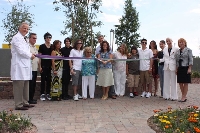 Abe & Louise Jaramillo Garden of Hope dedication.