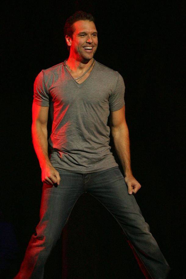 Comedian and actor Dane Cook performs during this year's Comedy Festival in Las Vegas.