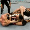 Frank Mir does some ground work on Brock Lesnar on his way to defeating him in UFC 81.