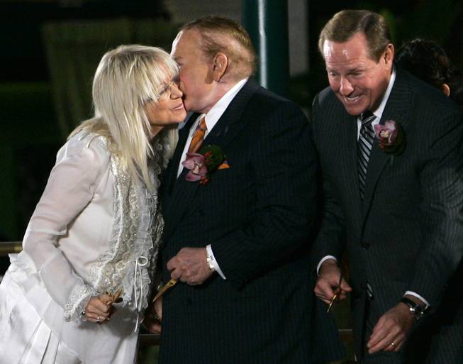 Sheldon Adelson attends Venetian opening ceremony
