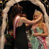 Michelle Coe is crowned Miss Boulder City 2009 by the previous Miss Boulder City, Brittany Duncan, left.
