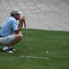 UNLV head coach Lon Kruger golfs at the Southern Highlands Golf Club Monday for the Coaches vs. Cancer Las Vegas Golf Classic.