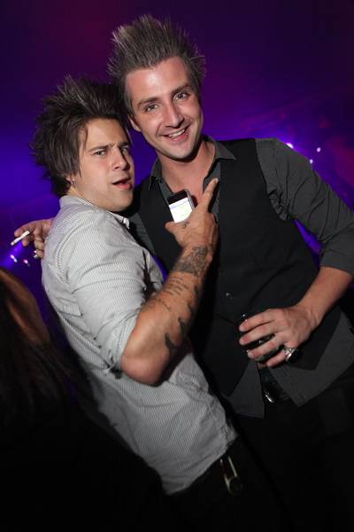 Singer Ryan Cabrera partied in the VIP section Saturday, May 30 at Moon nightclub in the Palms in Las Vegas.