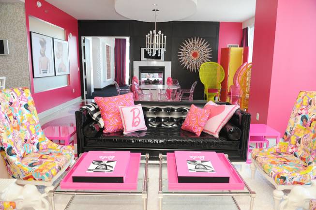 The Palms recently unveiled its latest theme room: a 2,350-square foot Barbie suite. 
The suite comes as Barbie marks her 50th anniversary this year, and was developed in conjunction with the iconic doll's manufacturer, Mattel.