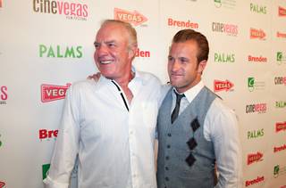 James Caan and Scott Caan walked the red carpet at CineVegas at the Palms Resort Casino in Las Vegas, Saturday, June 13, 2009. 