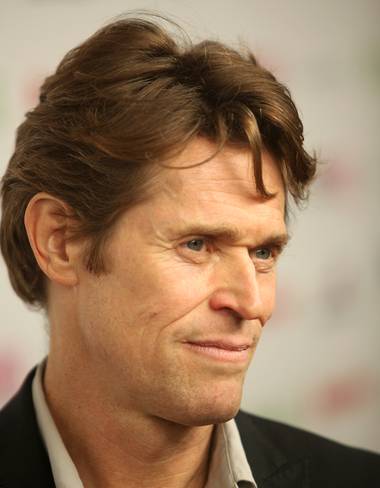 Willem Dafoe clocked his first visit to Las Vegas yesterday for the 11th Annual CineVegas Film Festival where he received the Vanguard Actor Award. 