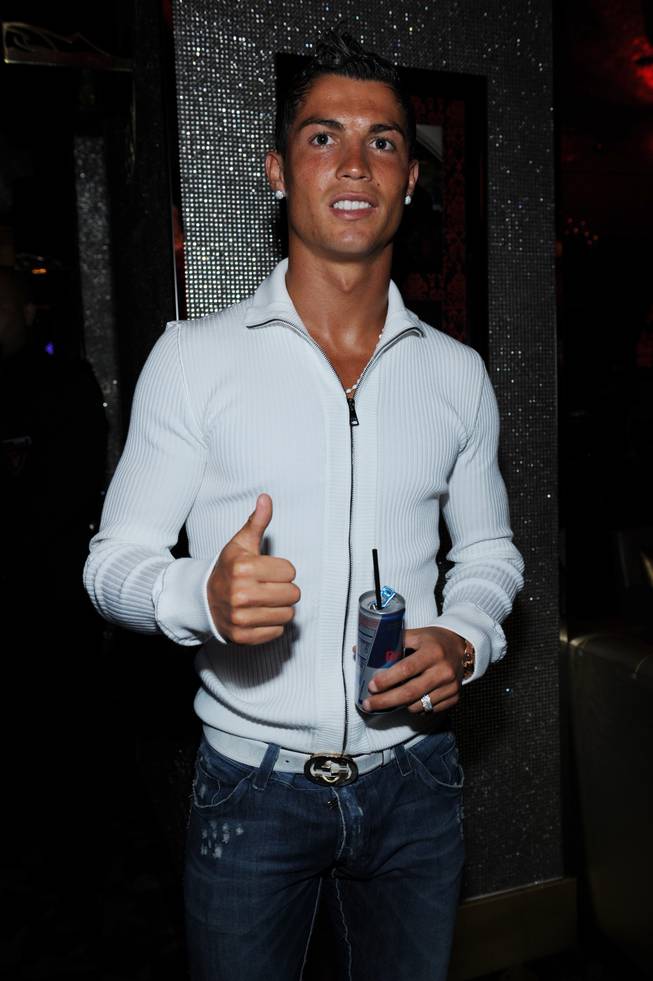Cristiano Ronaldo was at the Playboy Club Sunday, June 14, 2009, at the Palms in Las Vegas. 