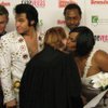 A Houston couple, Richard Spiller, 25, and Ashley Matthews, 21, were married Saturday afternoon on the CineVegas red carpet as one of the promotions for the film "Asylum Seekers" at the Palms in Las Vegas.  The bridal party consisted of five members of the Sin City Bad Girls, four Chippendales dancers and an Elvis impersonator as the best man.