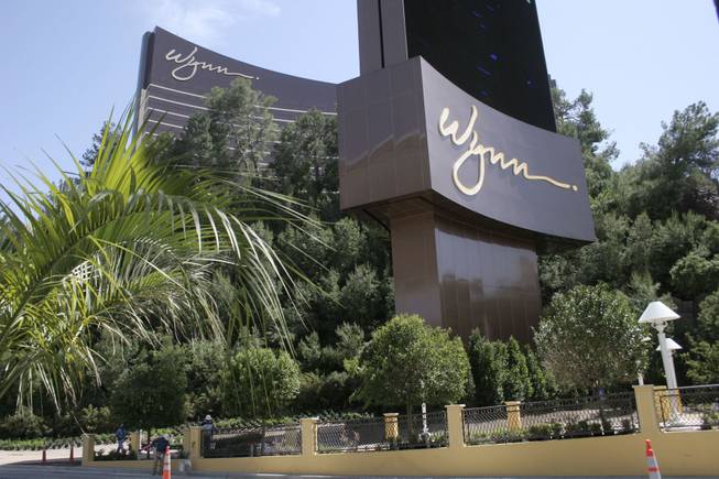 The Wynn Las Vegas Resort and Casino prior to its opening in 2005. 