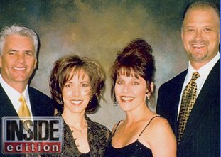 Sen. John Ensign with his wife, Darlene, and Cynthia and Doug Hampton. 