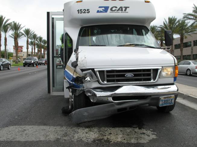 CAT van damaged