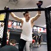 UFC Interim Heavyweight Champion Frank Mir prepares to train at Striking Unlimited Friday, June 26, 2009. The Las Vegas native takes on Brock Lesnar in a unifying match for the UFC heavyweight title at the company's historic 100th show Saturday, July 11, 2009.