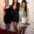 Sisters Kim, Khloe and Kourtney Kardashian at Pure in Caesars Palace.
