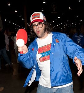 "30 Rock" star Judah Friedlander was among the celebrities who were on hand over the weekend for the first annual Hard Bat Classic at the Sands Expo Center in Las Vegas.