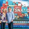 Colin Cowherd, once a Las Vegas TV personality, will co-host ESPN's SportsNation with Michelle Beadle. Colin Cowherd, once a Las Vegas TV personality, will co-host ESPN's SportsNation with Michelle Beadle.