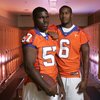 Xavier (6) and Jalen Grimble, two stars on Bishop Gorman's football team, seen Tuesday, June 30, 200