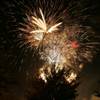 Fireworks explode over Veterans Memorial Park as part of Boulder City's Damboree festival Saturday, July 4, 2009. 
