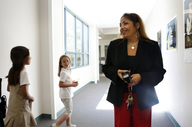 Diaz Principal Maribel McAdory says single-sex classrooms are designed to aid in the different ways boys and girls learn.
