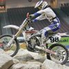 Boulder City resident Alex Smith (98) competes during the AMA Geico Endurocross championship series at the Orleans Arena on July 25.