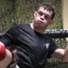 Forrest Griffin works out at Xtreme Couture Gym in Las Vegas on Tuesday.  Griffin will face Anderson Silva at UFC 101 on August 8.