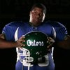 Green Valley football player Chris LaRue Thursday, Aug. 6, 2009. 