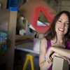 Artist Danielle Kelley poses in her garage studio on Wednesday, Aug. 5, 2009 in Las Vegas.