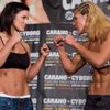 Gina Carano (left) and Christiane 