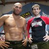 Randy Couture and his son Ryan pose for a photo at Xtreme Couture in Las Vegas.