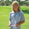 Elton M. Garrett Junior High eighth grader Jordyn Syler poses with a golfing trophy she won in a Western States Golf Association in Portland, Ore.