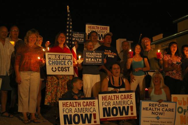 Boulder City health care reform vigil