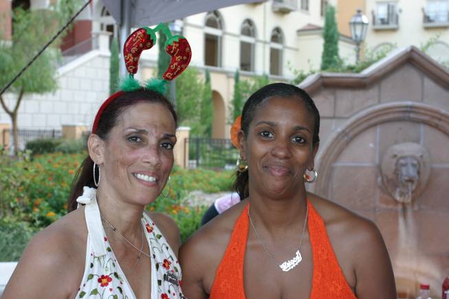 Kristina Amos and her aunt, Rebecca Wells, submitted a berry blend margarita at the Margarita Festival at Lake Las Vegas.