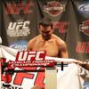 Headliner Vitor Belfort takes it all off Friday in an attempt to make weight for his bout against Rich Franklin at UFC 103 Saturday night at American Airlines Center. UFC President Dana White and fight coordinator Burt Watson lend a helping hand at the Dallas Convention Center Arena.
