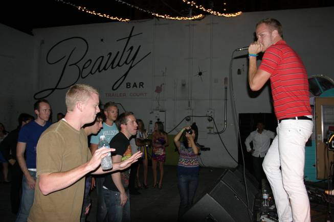 Imagine Dragons perform at The Beauty Bar as part of Neon Reverb.