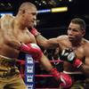 Ricardo Mayorga, right, lands a right against Fernando Vargas during a WBC Super Middleweight champi