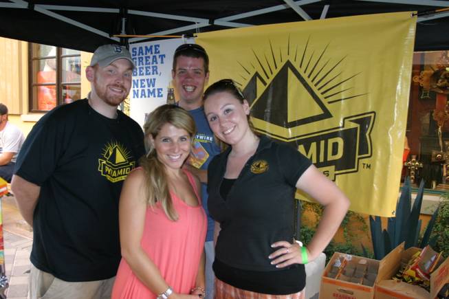 The group representing Pyramid Breweries showed off their popular Apricot Ale, a huge hit at the Montelago Village Craft Beer Festival.