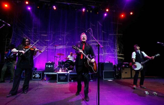 Flogging Molly performs at The Pearl inside the Palms.
