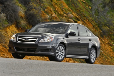 Subaru's Legacy mid-size sedan grew for 2010, but its price tag didn't.