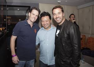 "Entourage" actors Kevin Dillon, Rex Lee, and Jeremy Piven at the grand opening of Stadium at the Palazzo on Sept. 25, 2009.