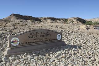 Whitney Mesa Nature Preserve in Henderson offers seven hiking trails that lead to unique geologic formations, an underground stream and scenic overlooks. The $1.7 million preserve was built with federal money from the Southern Nevada Public Lands Management Act.