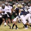 Palo Verde's Brandon Wright looks for running room Friday night in the first half against Cheyenne.