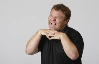 Comedian and impressionist Frank Caliendo visits the Las Vegas Sun Friday, Sept. 11, 2009. Caliendo recently signed a 10-year deal to perform at the Monte Carlo. His show is scheduled to debut Oct. 12.