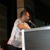 John Gunderson speaks to the crowd at a press conference for the MMA Xplosion event at the M Resort 