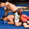Donnald Cerrone, top, working James Krause over during his first-round victory at WEC 41 in June, 20