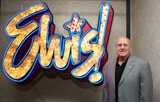 Joe Esposito, Elvis' tour manager, at King's Ransom Museum's Elvis Presley exhibit at the Imperial Palace. 